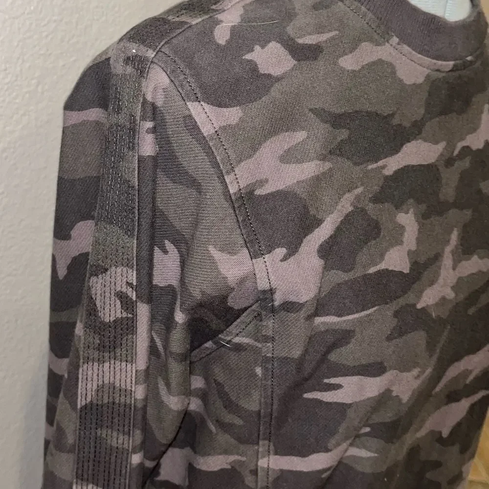 ATHLETA Women Farallon Crew Long Sleeves Sweatshirt Camo​​​ - Picture 6 of 9